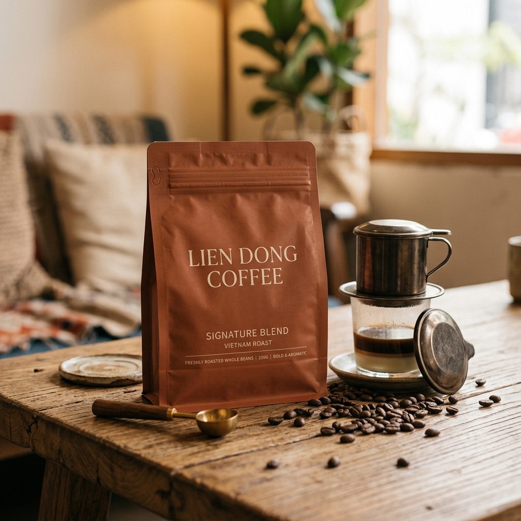 Blend Robusta Arabica Lien Dong Coffee